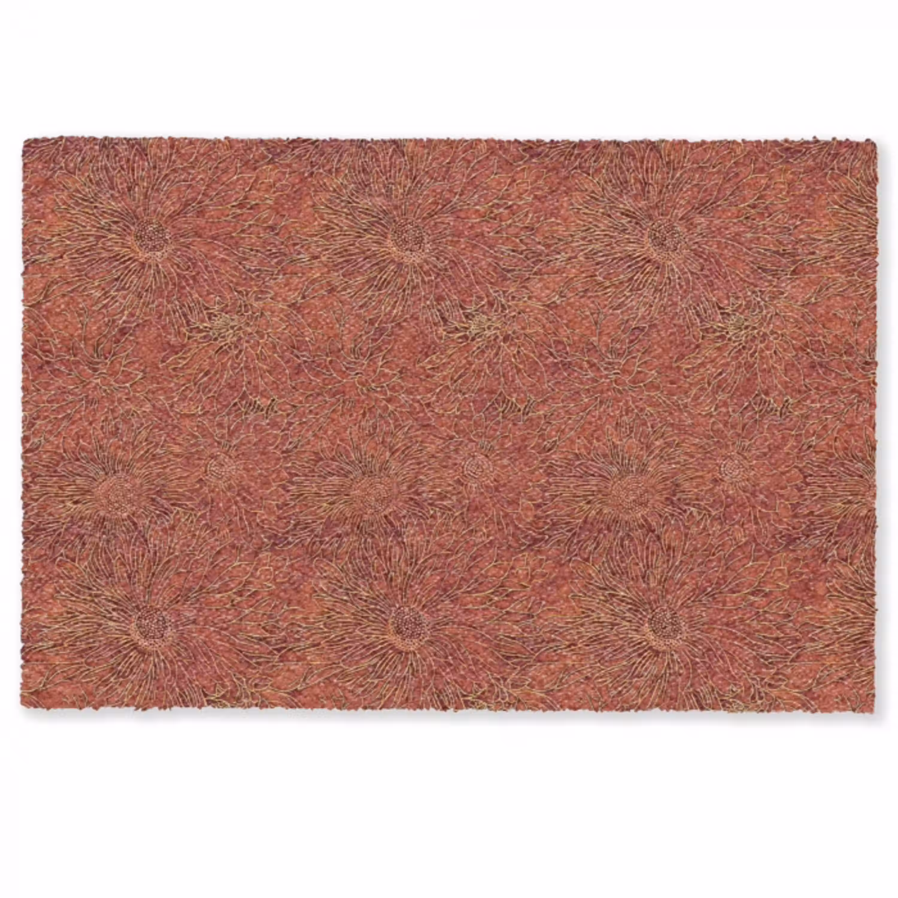 Oosters - Bloemen - Terracotta Deurmat klein 898 -zkaufland3d