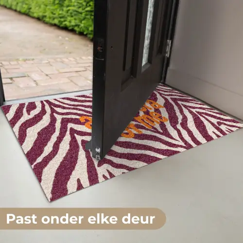 New era - Bordeaux - Zebraprint Deurmat klein -USP_NL