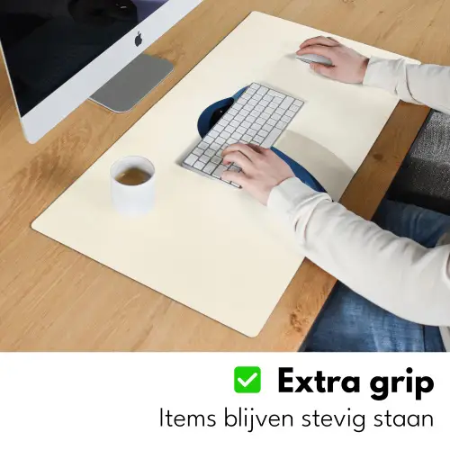 Illustratie - Blauw - Vogel Muismat XXL klein -sfeer3
