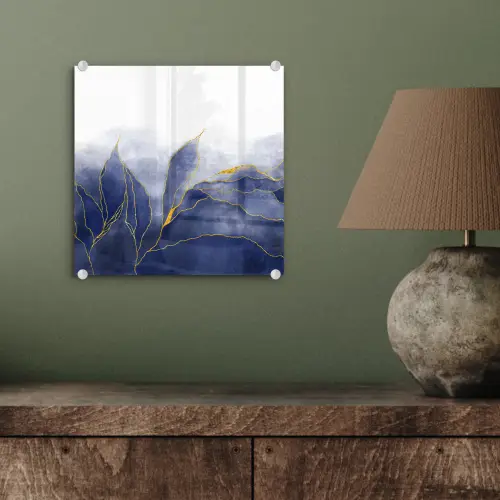 Marmer - Blauw - Marmerlook - Goud - Textuur plexiglas 5mm klein -sfeer3