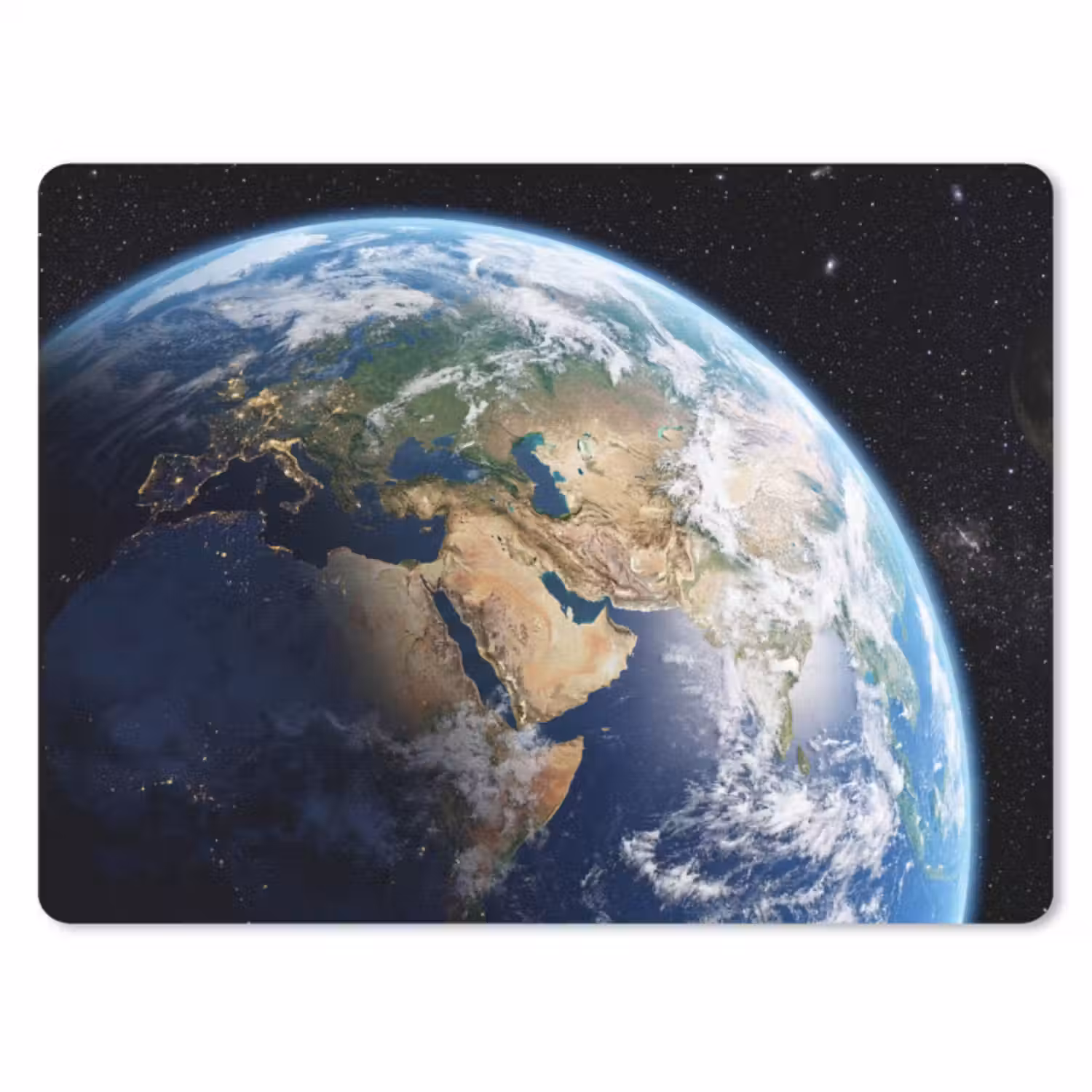 Mouse Pad - Earth - Space - Blue - Green