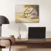 Huisje - Hout - Bloemen PET vilt klein -sfeer5
