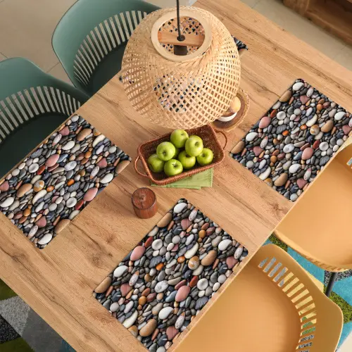 Natuur - Kleuren - Stenen Placemat vinyl groot 368 -zzsfeer5_Kitchenyeah-website