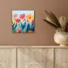 Illustratie - Bloemen - Kleurrijk aluminium wit klein -sfeer4