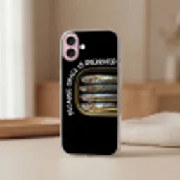 Sardines - Tekst - Vis - Blik Apple iPhone 16 klein -sfeer2