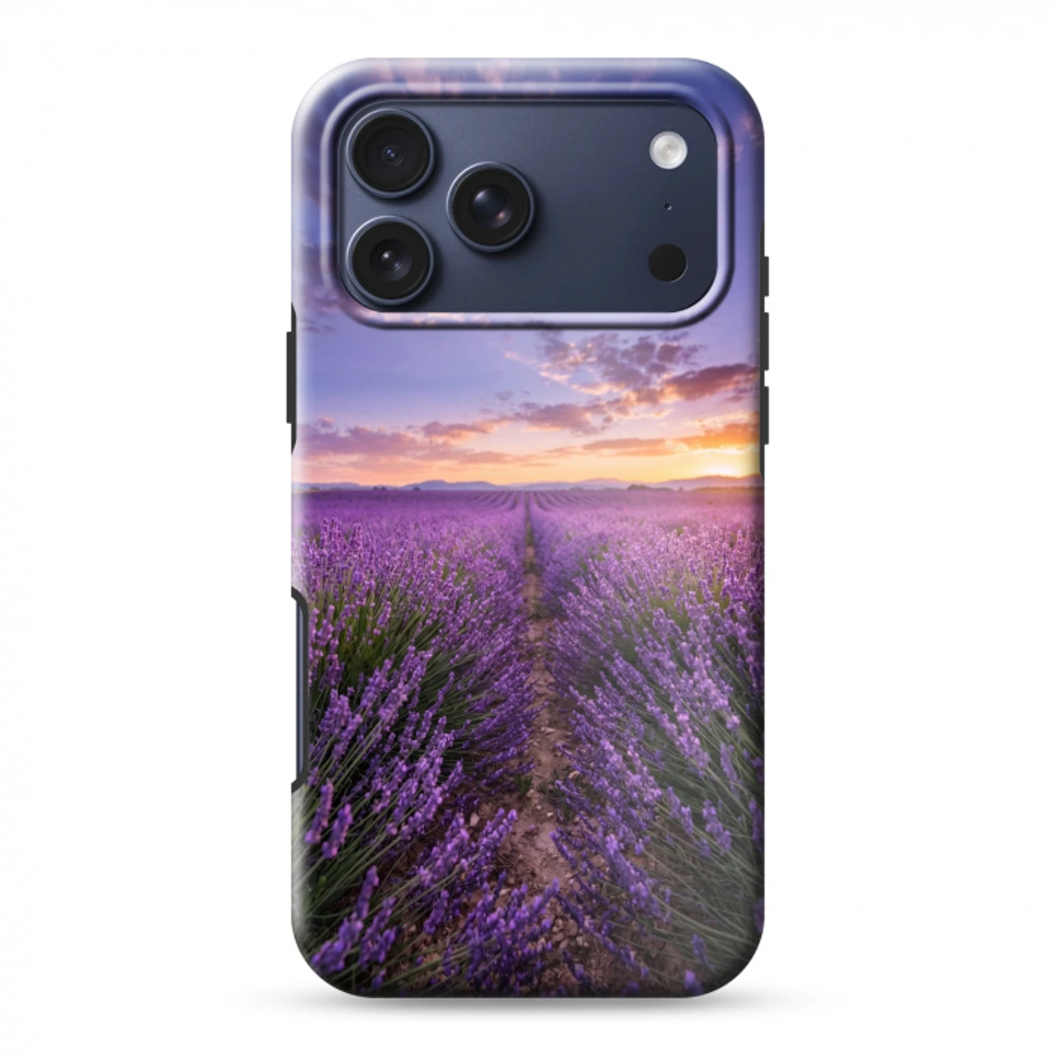 Lavendel - Veld - Natuur - Paars Toughcase MagSafe Apple iPhone 17 Pro Max klein -3d