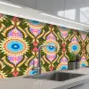 Design - Orient - Retro keuken achterwand 2 middel 871 -3d_schuin