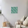 Inductie beschermer - Panterprint - Bladeren - Jungle - Afdekplaat voor kookplaat Tuinposter op houten frame 2 cm dik klein -sfeer1