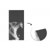 Dieren - Leeuw - Zwart - Wit - Portret fotobehang vinyl groot -3d