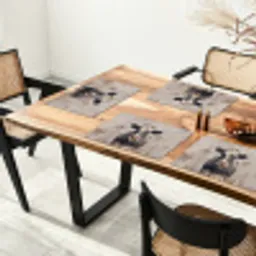 Koe - Portret - Dieren - Modern Placemat vinyl groot -zzsfeer4_Kitchenyeah-website