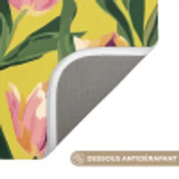Tulpen - Botanisch - Geel Badmat klein 997 -USP_AntislipFR