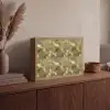 Modern - Geometrisch - Goud Light Box met batterij (Wandlamp) middel 907 -sfeer2