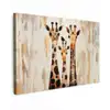 Giraffen - Cartoon - Crème canvas 2cm klein -z3d