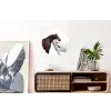 Paard - Modern - Balans Wandcirkel aluminium klein -kantoor