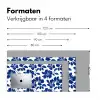 Floraal - Modern - Blauw Muismat XXL klein 681 -sfeer5