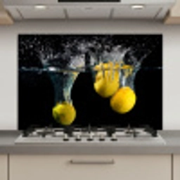 Citroen - Fruit - Stilleven - Water - Geel keuken achterwand spatscherm klein -3d_website