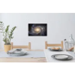 Kosmos - Sterrenstelsel - Donker Muursticker klein -eettafel