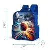 Slam dunk Kinderrugzak - Blauw middel -productfoto_formaten