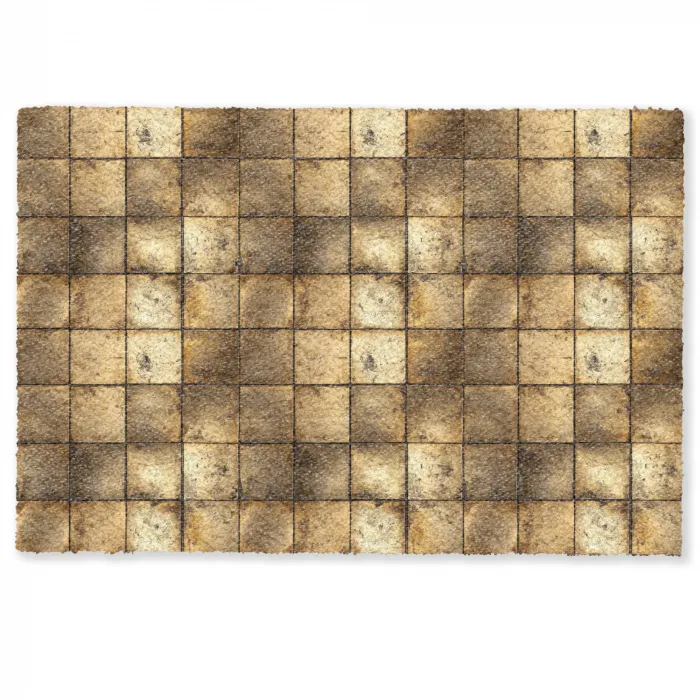 Geometrisch - Tegels - Goud Deurmat klein 898 -zkaufland3d