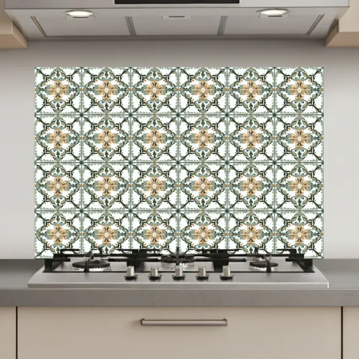 Floraal - Verweerd - Keurrijk keuken achterwand spatscherm klein 900 -3d_website