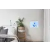Vlinders - Sierlijk - Blauw textielposter latten blank klein -woonkamer