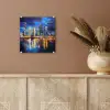 Skyline Toronto - Modern - Stadslicht - Blauw plexiglas 5mm klein -sfeer5