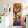 Boom - Levensboom - Abstract - Kleurrijk deurposter klein -sfeer5