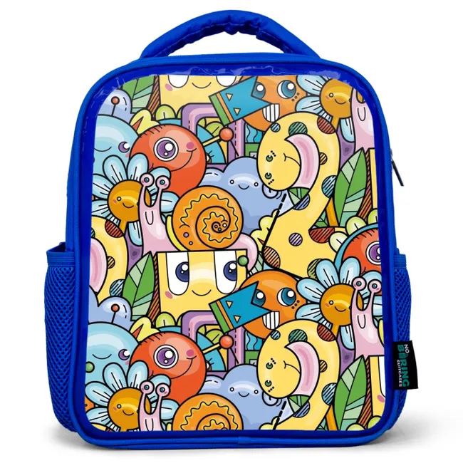 Kids backpack Monster with Dots | Water-resistant | Order quickly at ...