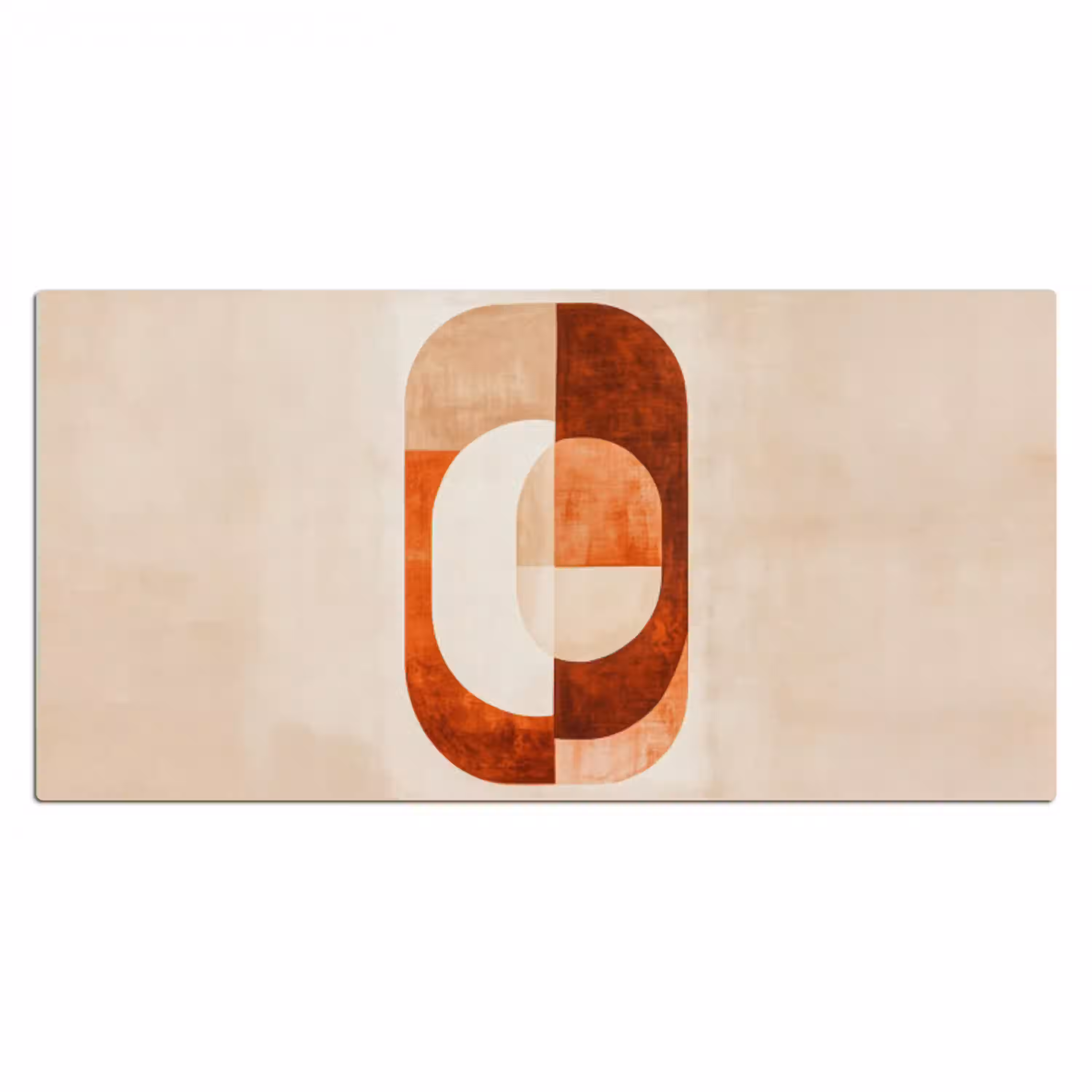 Illustratie - Abstract - Vormen - Rood Muismat XXL klein -3d_leeg