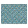 Symmetrisch - Patroon - Blauw muismat rubber klein 262 -3d