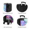 Verbluffende vlinder NBS - Handbagage koffer - Kinderen Unisex middel zzzzzzzbolletjes_ENG