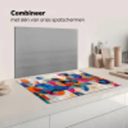 Kunst - Geometrisch - Abstract - Kleurrijk Inductie beschermer vinyl 3mm klein -wsfeer7_website