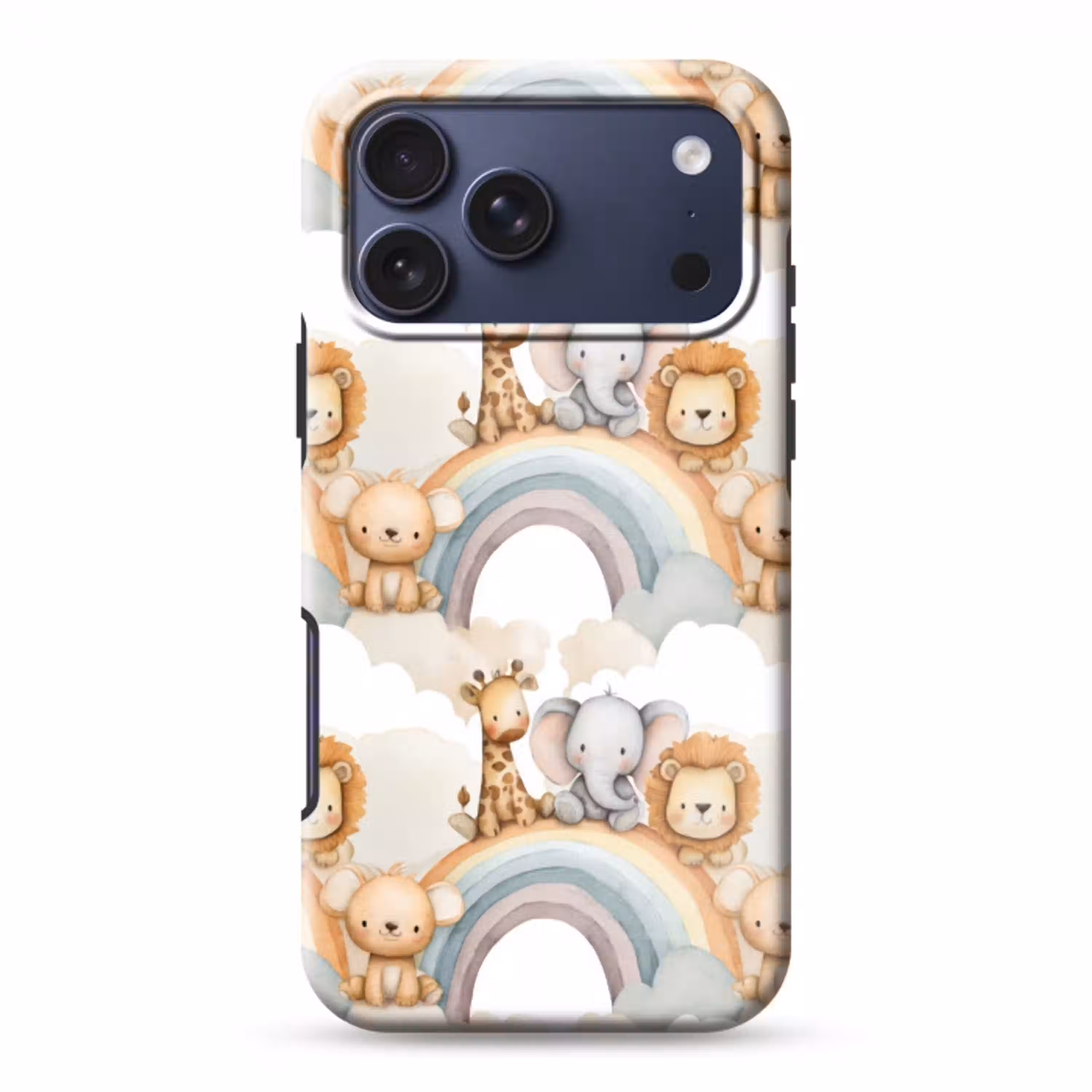Safari - Regenboog - Kleurrijk Toughcase MagSafe Apple iPhone 17 Pro Max klein 1019 -3d