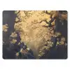 Bloemen - Takken - Goud - Sierlijk muismat rubber klein -3d