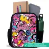 Girly graffiti Rugzak - Zwart middel -inhoud_NL