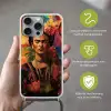 Vrouw - Bloemen - Papegaai - Schilderachtig Hoesje iPhone 16 Pro Max met koord klein -sfeer2_NL