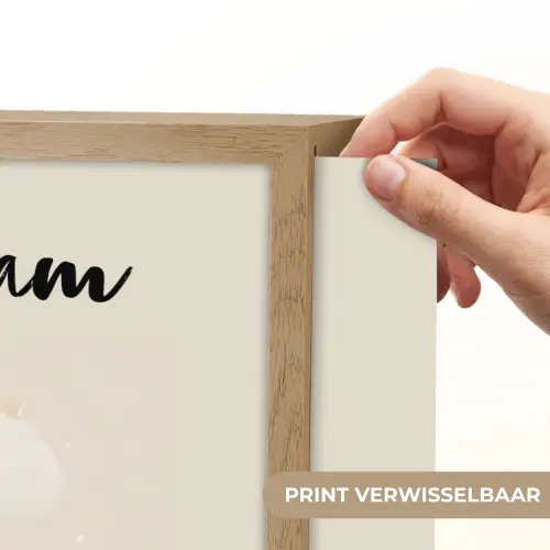 Meisje - Knot - Bruin - Voetbal Light Box met batterij (Wandlamp kind) middel -USP_websiteprintNL
