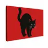 Kat - Zwart - Staart canvas 2cm klein -z3d