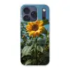 Zonnebloemen - Helderblauwer lucht - Gras Telefoonhoesje iPhone 17 Pro klein -3d