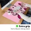 Vintage - Vrouw - Roze Muismat XXL klein -sfeer3