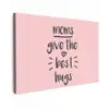 Spreuken - Moms give the best hugs - Quotes - Mama canvas 2cm klein -z3d