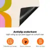 Stapel - Vormen - Geblokt - Oranje Inductie beschermer vinyl 3mm klein -zzzzzzz-td-onderkant