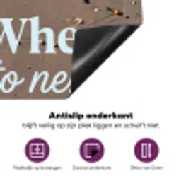 Where to next - Strand - Voetstappen Inductie beschermer vinyl 3mm klein -zzzzzzz-cc-onderkant
