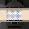 Oceaan - Anker - Blauw - Wit keuken achterwand spatscherm klein 900 -sfeer1