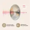 Abstract - Modern - Beige - Aesthetic - Goud Akoestische PET Vilt - Rond klein -USP_NL