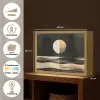Maan - Cirkel - Goud Light Box met batterij (Wandlamp) middel -USP_websiteoverzichtNL