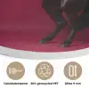 Hengst - Steigert - Rood Akoestische PET Vilt - Rond klein -closeup_NL