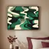 Abstract - Camouflage - Groen Textielframe - compleet frame klein -sfeer1