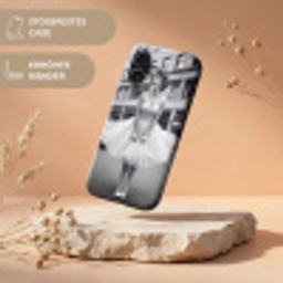 Retro - Vrouw - Zwart - Wit Toughcase MagSafe Apple iPhone 17 klein -USP_RandenV_DE