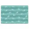 Zee - Dieren - Blauwe krab - Blauw Placemat vinyl groot 368 -zzsfeer1_Kitchenyeah-website